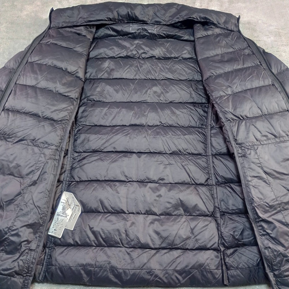 Eddie Bauer EB650 Down‎ Puffer Quilted Men's Black Jacket Size XL Packable Coat - Picture 9 of 14